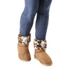 Pittsburgh Steelers NFL Womens Cheetah Fur Boots