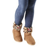 San Francisco 49ers NFL Womens Cheetah Fur Boots