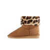 San Francisco 49ers NFL Womens Cheetah Fur Boots