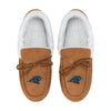 NFL Womens Tan Moccasin Slippers - Pick Your Team!