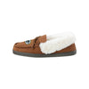 Green Bay Packers NFL Womens Tan Moccasin Slippers