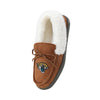 Jacksonville Jaguars NFL Womens Tan Moccasin Slippers