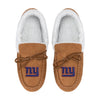 NFL Womens Tan Moccasin Slippers - Pick Your Team!