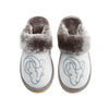 Los Angeles Rams NFL Womens Glitter Open Back Fur Moccasin Slippers