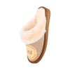 Washington Commanders NFL Original Womens Glitter Open Back Fur Moccasin Slippers