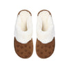 Indianapolis Colts NFL Womens Repeat Logo Moccasin Slippers