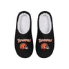 Cleveland Browns NFL Womens Sherpa Lined Memory Foam Slippers