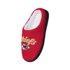 Kansas City Chiefs NFL Womens Sherpa Lined Memory Foam Slippers