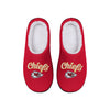 Kansas City Chiefs NFL Womens Sherpa Lined Memory Foam Slippers