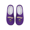 Minnesota Vikings NFL Womens Sherpa Lined Memory Foam Slippers