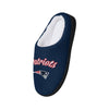 New England Patriots NFL Womens Sherpa Lined Memory Foam Slippers