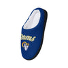 Los Angeles Rams NFL Womens Sherpa Lined Memory Foam Slippers