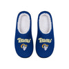 Los Angeles Rams NFL Womens Sherpa Lined Memory Foam Slippers