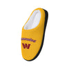 Washington Commanders NFL Womens Sherpa Lined Memory Foam Slippers