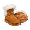 Buffalo Bills NFL Womens White Fur Boots