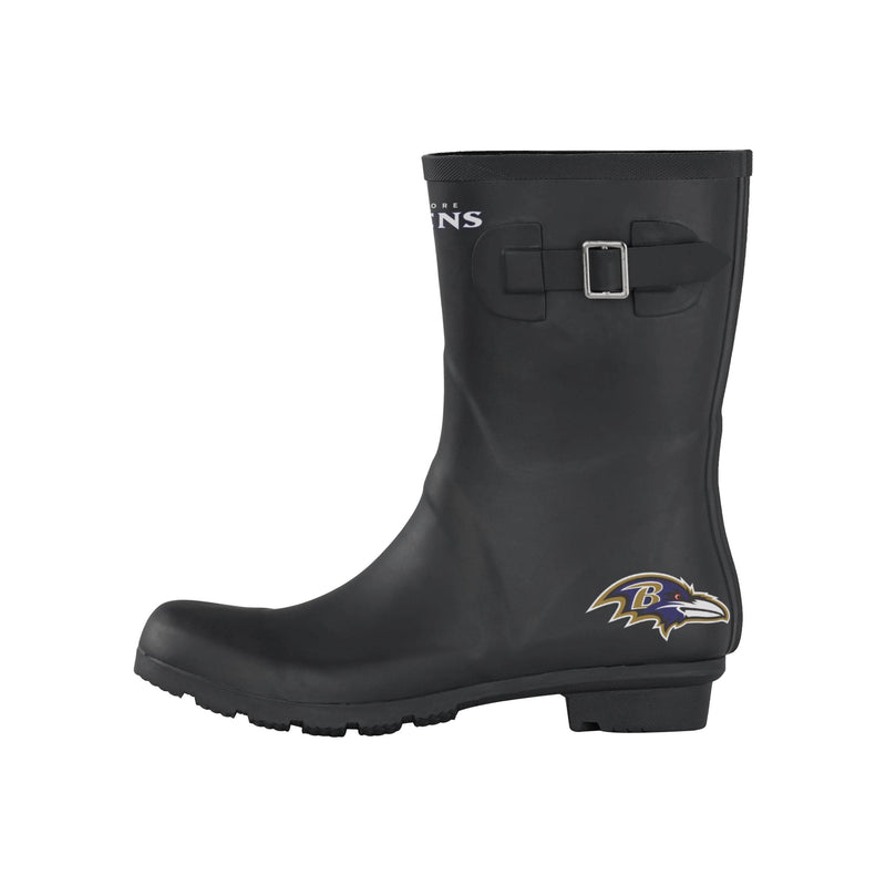 Baltimore Ravens Womens Storm Ready Rain Boot, Size: M