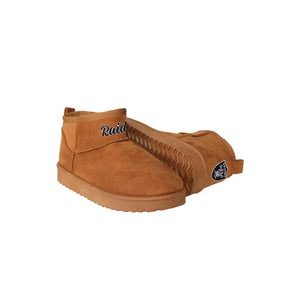 Las Vegas Raiders NFL Womens Team Logo Fuzzy Fan Boots