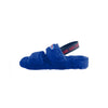Buffalo Bills NFL Womens Heel Strap Wordmark Fur Slide