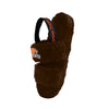 Cleveland Browns NFL Womens Heel Strap Wordmark Fur Slide