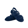 NFL Womens Heel Strap Wordmark Fur Slides - Pick Your Team!