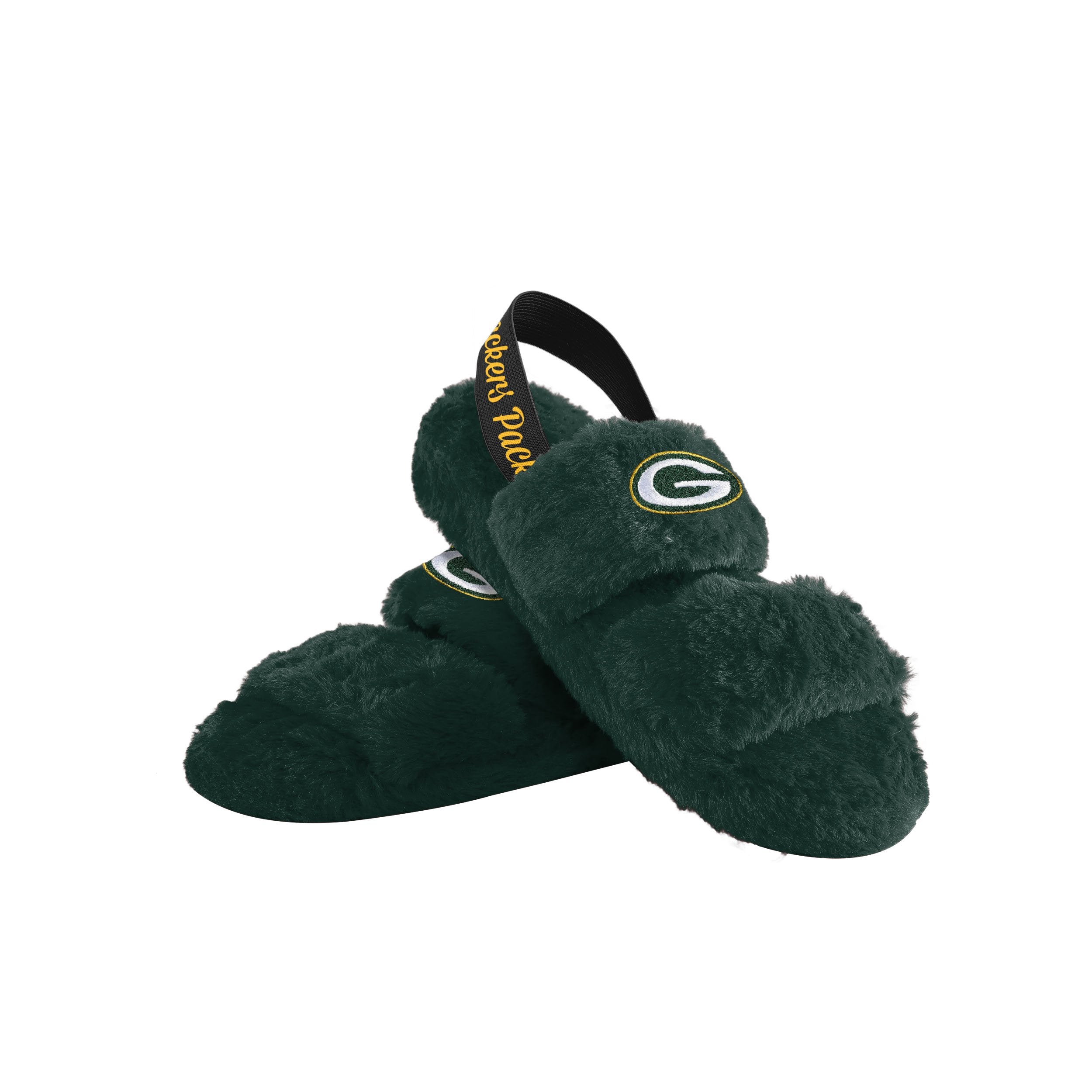 Green Bay Packers NFL Mens Memory Foam Slide Slippers