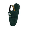 Green Bay Packers NFL Womens Heel Strap Wordmark Fur Slide