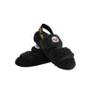 NFL Womens Heel Strap Wordmark Fur Slides - Pick Your Team!