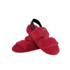 NFL Womens Heel Strap Wordmark Fur Slides - Pick Your Team!