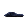 Chicago Bears NFL Womens Script Wordmark Fur Cross Slide