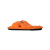 Denver Broncos NFL Womens Script Wordmark Fur Cross Slide