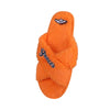 Denver Broncos NFL Womens Script Wordmark Fur Cross Slide