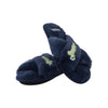 Seattle Seahawks NFL Womens Script Wordmark Fur Cross Slide