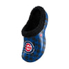 Chicago Cubs MLB Mens Sherpa Lined Buffalo Check Clog