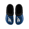 Los Angeles Dodgers MLB Mens Sherpa Lined Buffalo Check Clog