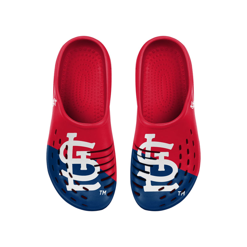 St Louis Cardinals MLB Mens Colorblock Big Logo Gel Slide