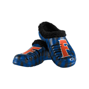 Florida Gators NCAA Mens Sherpa Lined Buffalo Check Clog