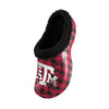 Texas A&M Aggies NCAA Mens Sherpa Lined Buffalo Check Clog