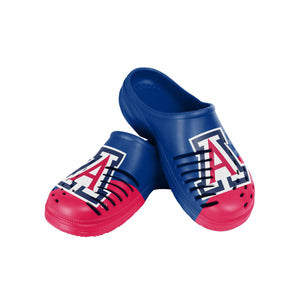 Arizona Wildcats NCAA Mens Colorblock Big Logo Clog