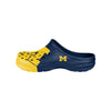 Michigan Wolverines NCAA Mens Colorblock Big Logo Clog