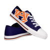 Auburn Tigers NCAA Mens Low Top Big Logo Canvas Shoes