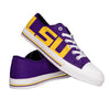 LSU Tigers NCAA Mens Low Top Big Logo Canvas Shoes