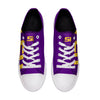 LSU Tigers NCAA Mens Low Top Big Logo Canvas Shoes