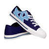 North Carolina Tar Heels NCAA Mens Low Top Big Logo Canvas Shoes