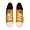 West Virginia Mountaineers NCAA Mens Low Top Big Logo Canvas Shoes