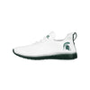 Michigan State Spartans NCAA Mens Gradient Midsole White Sneakers