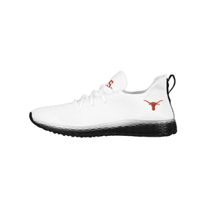 Texas Longhorns NCAA Mens Gradient Midsole White Sneakers