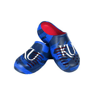 Kansas Jayhawks NCAA Mens Tonal Camo Clog