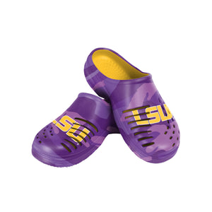 LSU Tigers NCAA Mens Tonal Camo Clog