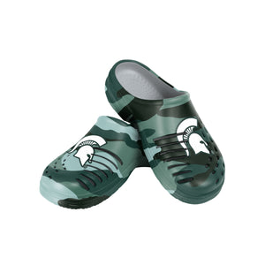 Michigan State Spartans NCAA Mens Tonal Camo Clog