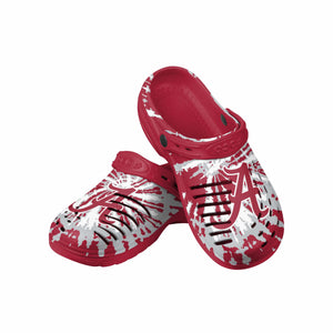 Alabama Crimson Tide NCAA Mens Tie-Dye Clog With Strap